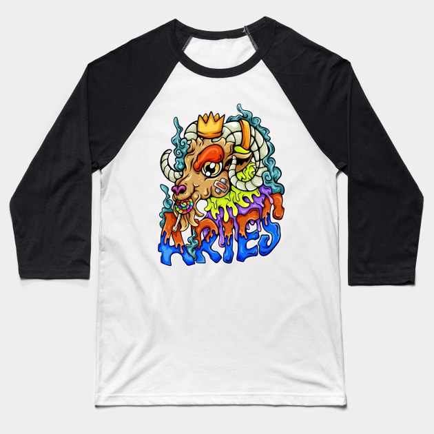 ARIES Baseball T-Shirt by Koyung500